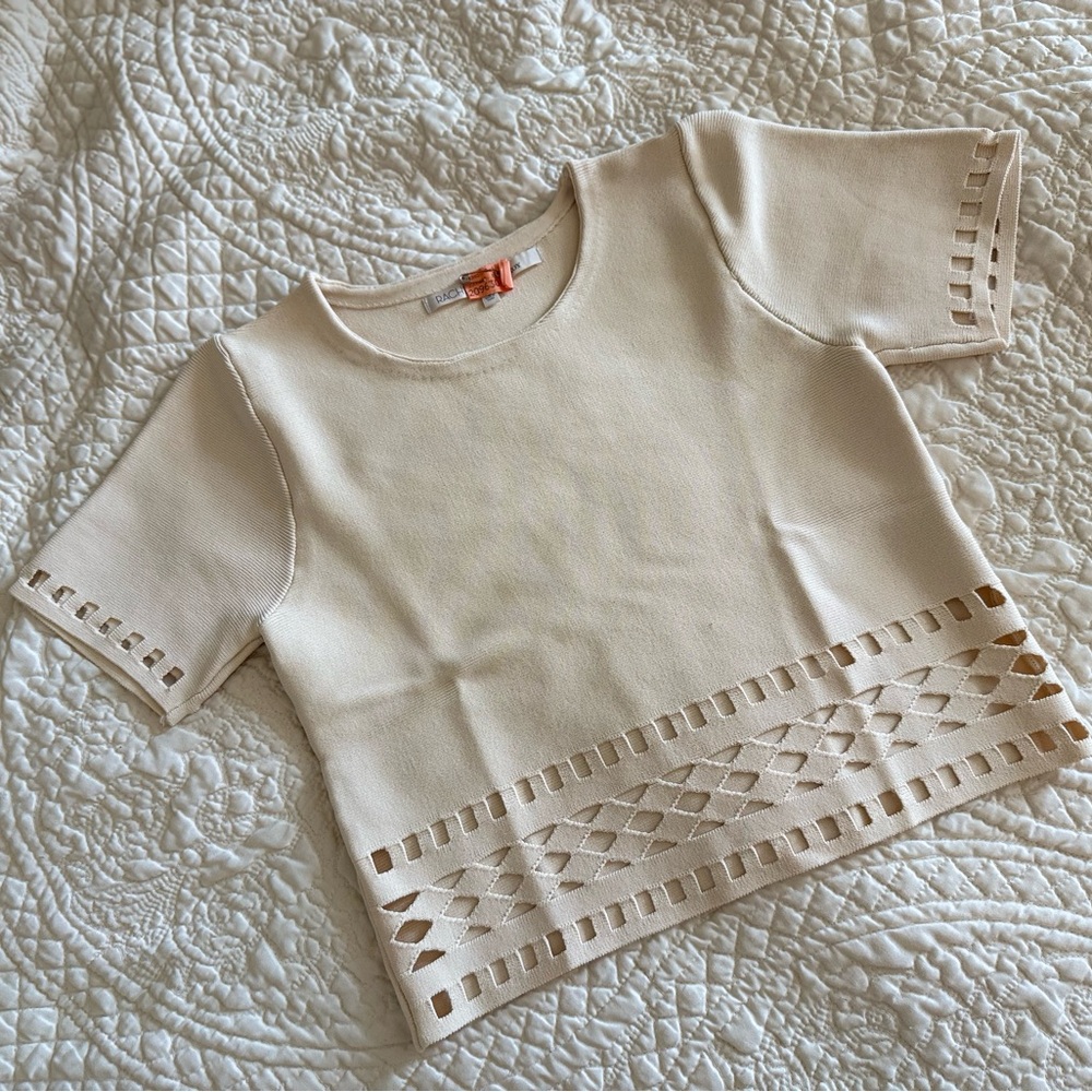 Women’s Cream Short Sleeve Top